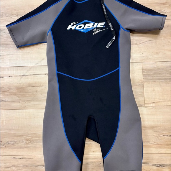 Hobie by Stern’s Watersports Shorty Wetsuit Adult Men’s XL Black, Blue, and Gray - Picture 3 of 11
